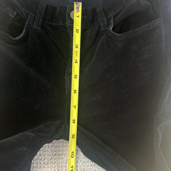 J BRAND CIGARETTE BLACK CORDUROY JEANS - Picture 7 of 8